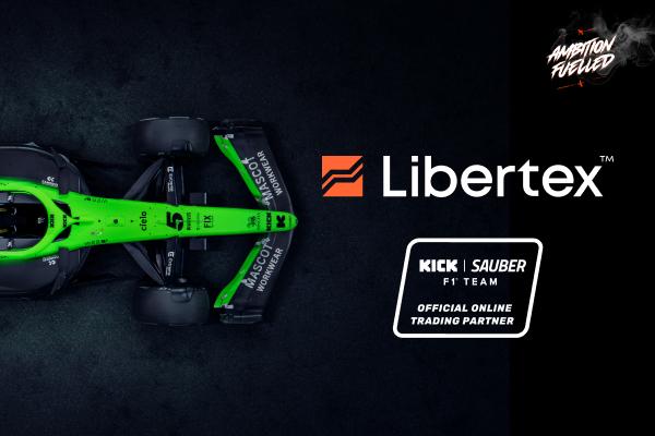 Libertex 成为 Kick 萨伯 F1 车队的官方线上交易伙伴，加速进军 F1 赛事！